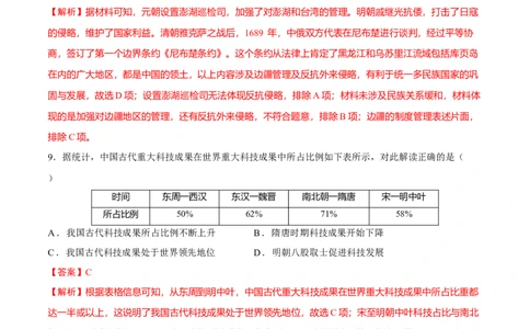 2024年中考押题预测卷01（福建卷）-历史（全解全析）_初中全科电子版试卷练习试题_历史_2024中考模拟题历史(1)_押题预测