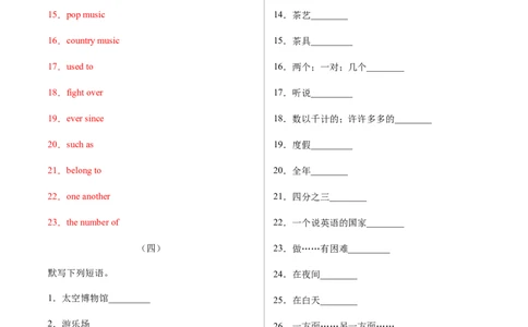 专题02重点短语及专练（解析版）（人教版）_初中全科电子版试卷练习试题_英语_8年级下册-初中人教版英语_人教英语八年级下专项练习（017份）_2、专题练习（14份）