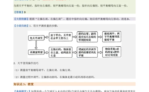 通关06质量与密度、压强、浮力-备战2024年中考物理抢分秘籍（全国通用）（原卷版）_8、物理总复习_2024年中考复习资料_三轮复习_备战2024年中考物理抢分秘籍（全国通用）