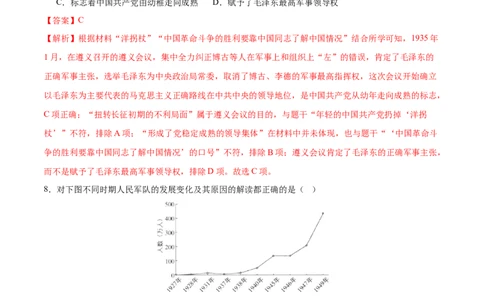 2024年中考押题预测卷02（湖南省卷）-历史（全解全析）_初中全科电子版试卷练习试题_历史_2024中考模拟题历史(1)_押题预测