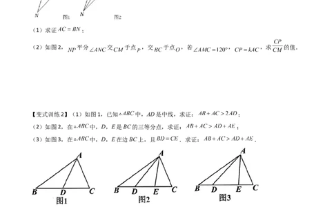 专题02全等三角形中的六种模型梳理（原卷版）（人教版）_初中全科电子版试卷练习试题_数学_8上初中人教版数学练习、试卷_人教数学八年级上专项练习（031份）_专题（第1套）09份