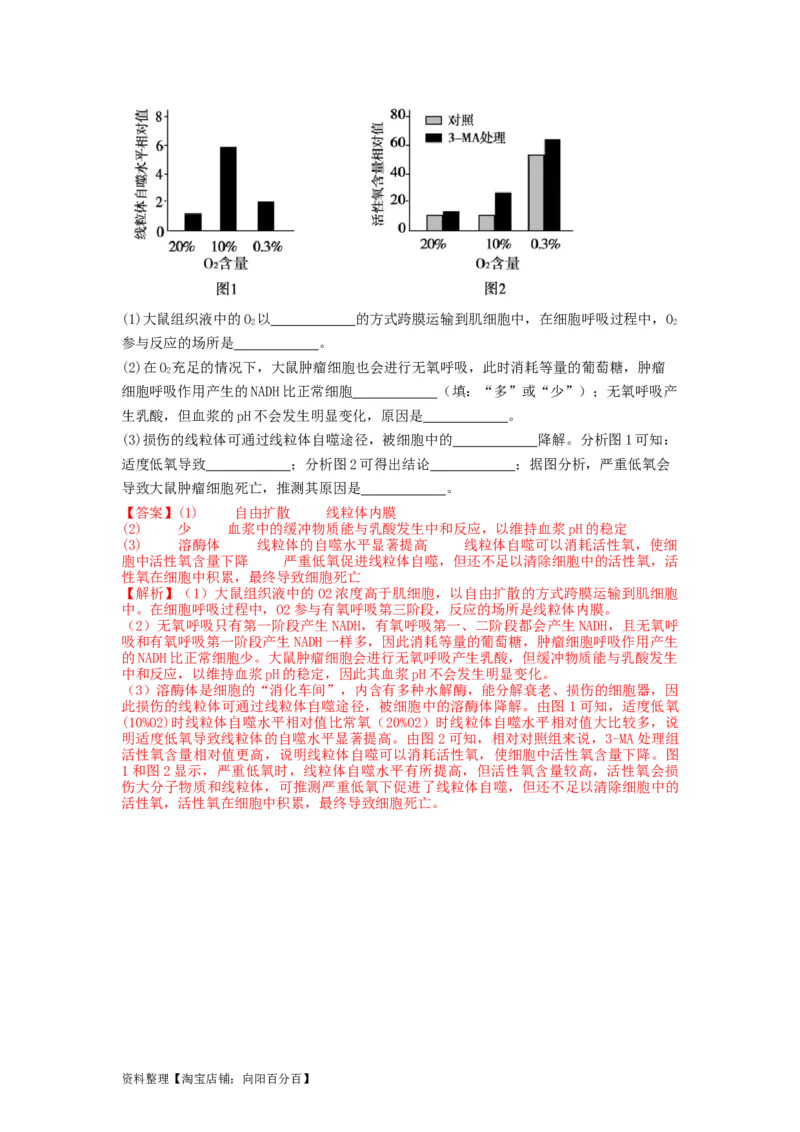 专题23人体的内环境与稳态（精练）（解析版）_新高考复习资料_2024年新高考复习资料_一轮复习资料_完备战2024年高考生物一轮复习串讲精练（新高考专用）_精练_解析版