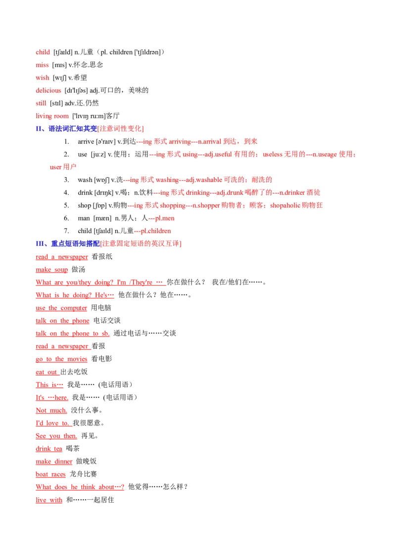 unit6I&rsquo;mwatchingTV-七年级英语下册同步必背知识清单（人教版）_初中全科电子版试卷练习试题_英语_7年级下册-初中人教版英语_人教英语七年级下知识总结（012份）