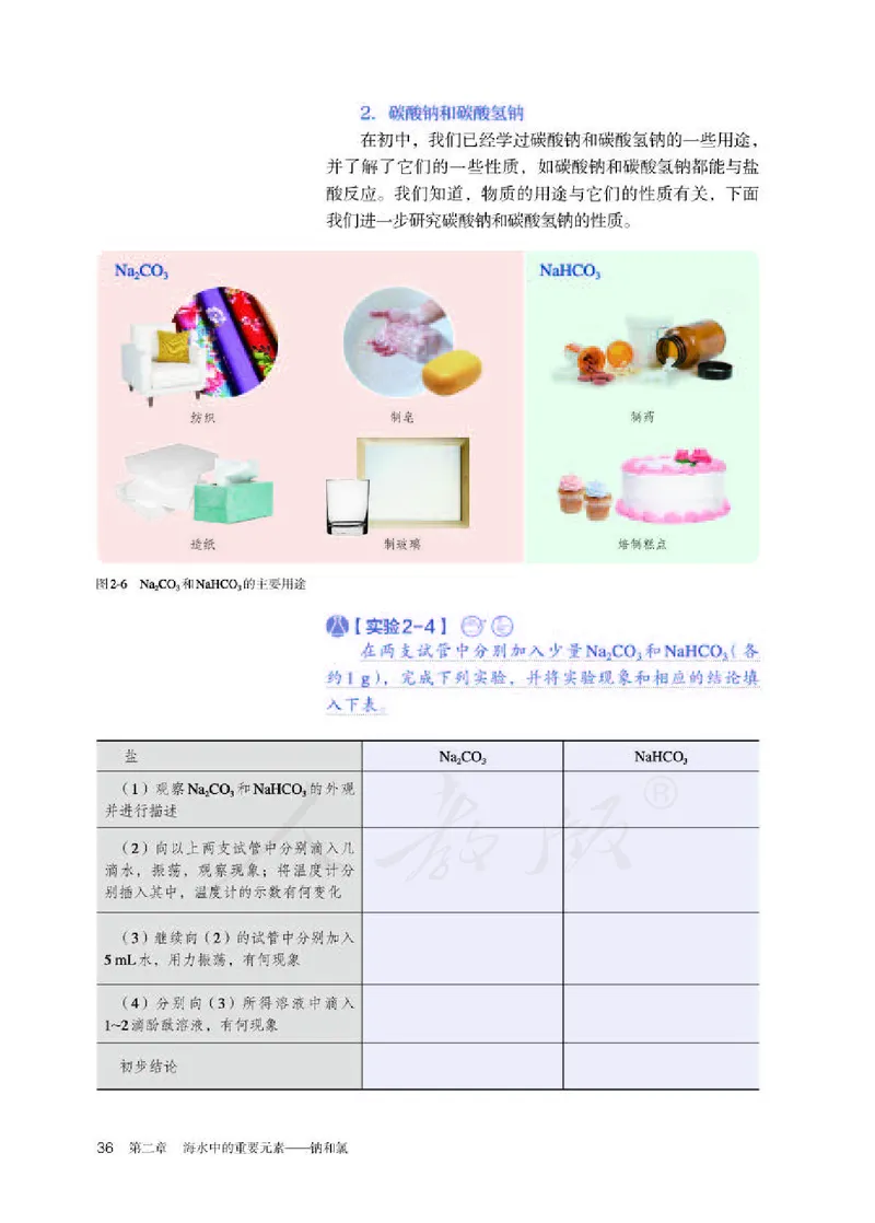 人教版化学必修1_高中电子课本_最新版高中全科高清电子课本_5高中化学课本_2019新人教版