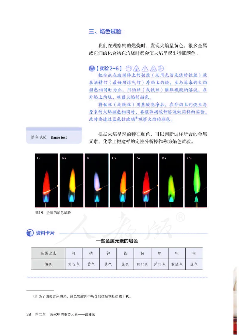 人教版化学必修1_高中电子课本_最新版高中全科高清电子课本_5高中化学课本_2019新人教版