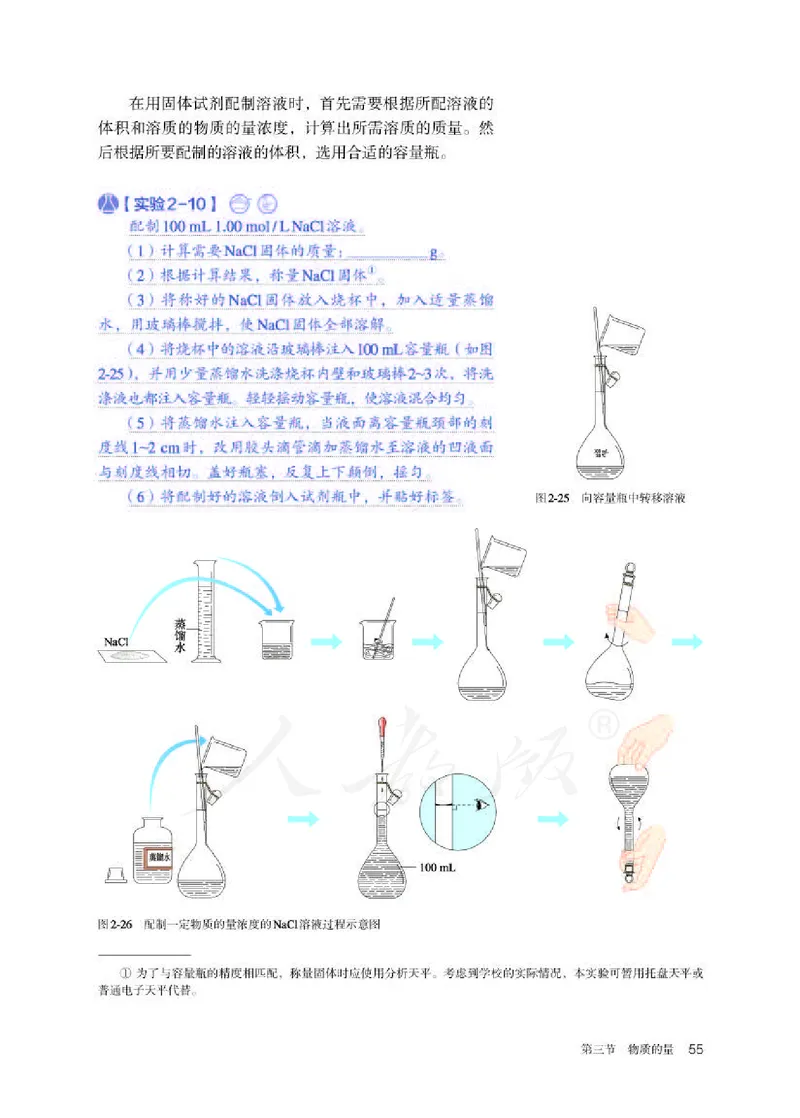 人教版化学必修1_高中电子课本_最新版高中全科高清电子课本_5高中化学课本_2019新人教版