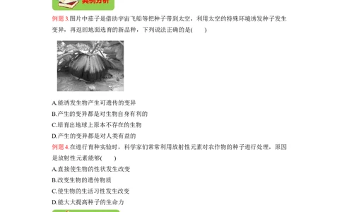 专题07生物的变异（原卷版）-2021-2022学年八年级上学期期末复习之重难点突破（人教版）_初中全科电子版试卷练习试题_生物_生物8上练习_人教生物8年级上专项练习23份