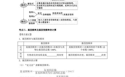 专题21现代生物进化理论（学生版）_新高考复习资料_2023年新高考复习资料_二轮复习_增分要点2023高考生物二轮复习专题解读和分层训练291073137