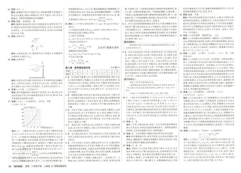 2025春53初中试卷物理人教版8年级下册_初中全科电子版试卷练习试题_初中全科《53中考试卷》2025版（多版本）_2025春53初中试卷8年级下册人教版(1)