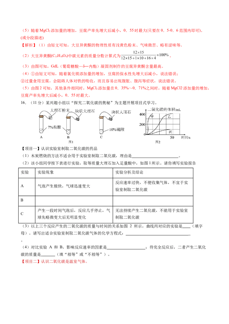 2024年中考押题预测卷01（福建卷）-化学（全解全析）_初中全科电子版试卷练习试题_化学_2024中考模拟题化学(1)_押题预测