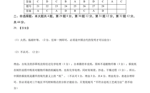2024年中考押题预测卷01（福建卷）-历史（参考答案）_初中全科电子版试卷练习试题_历史_2024中考模拟题历史(1)_押题预测