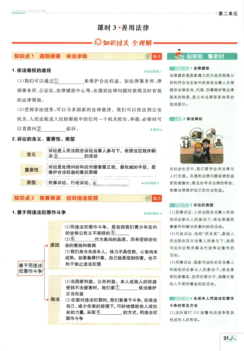 2025版《初中必刷题》道法RJ8上-狂K重点_初中全科电子版试卷练习试题_25初中必刷题_2025版《初中必刷题》道法RJ8上