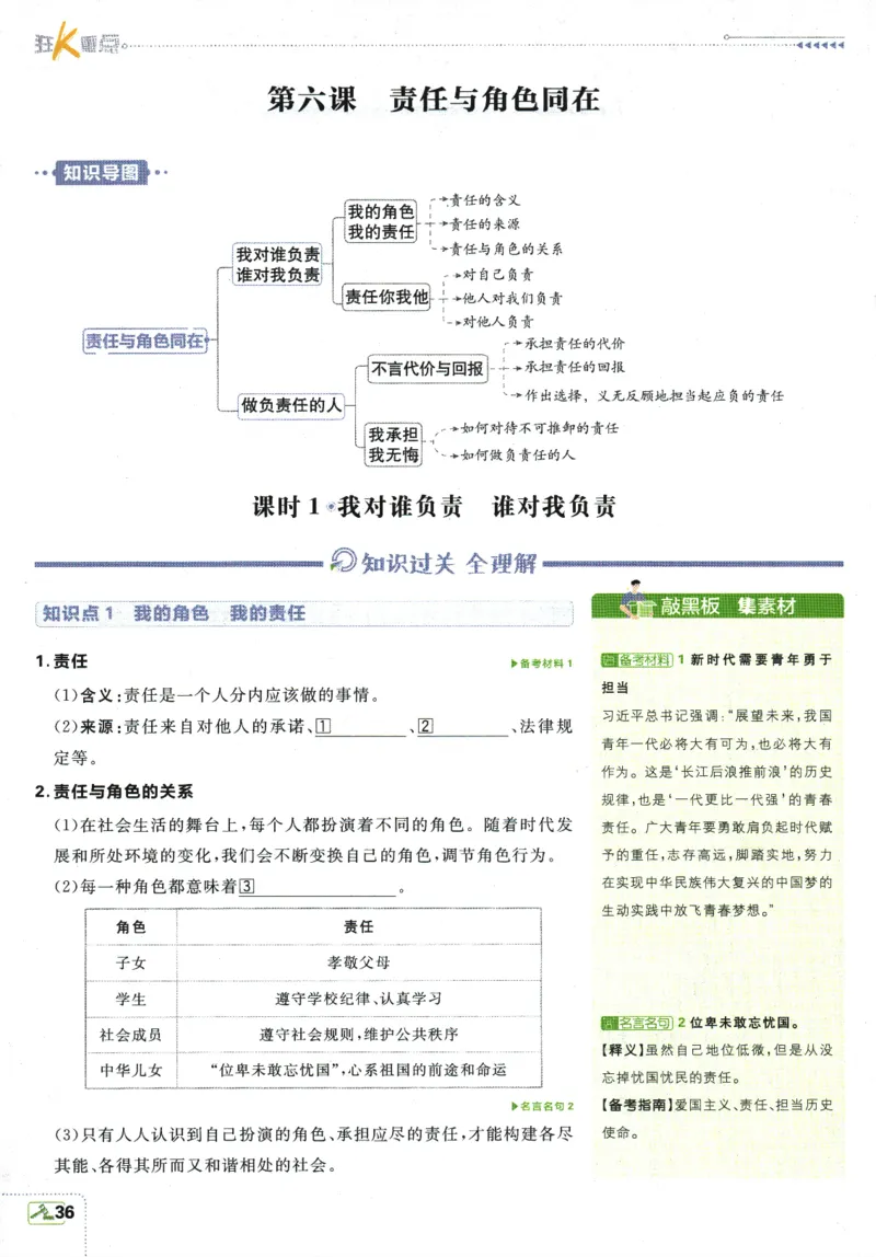 2025版《初中必刷题》道法RJ8上-狂K重点_初中全科电子版试卷练习试题_25初中必刷题_2025版《初中必刷题》道法RJ8上