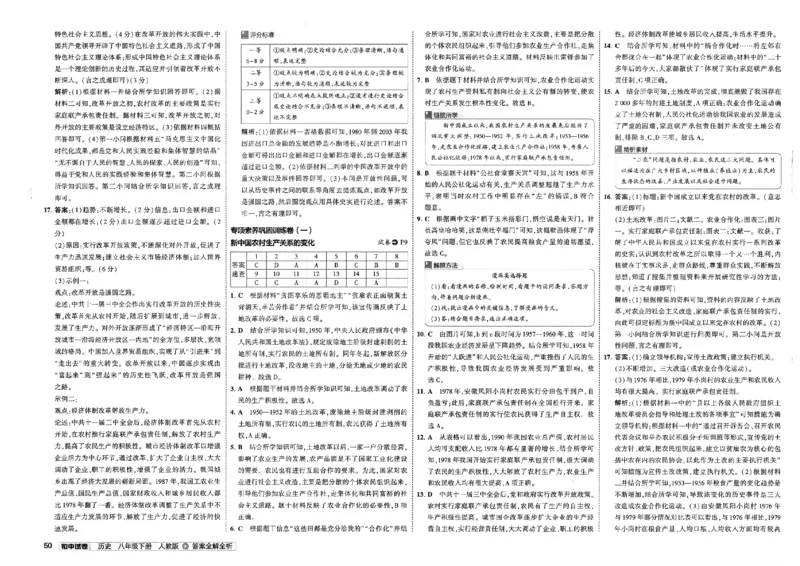 2025春53初中试卷历史人教版8年级下册_初中全科电子版试卷练习试题_初中全科《53中考试卷》2025版（多版本）_2025春53初中试卷8年级下册人教版(1)