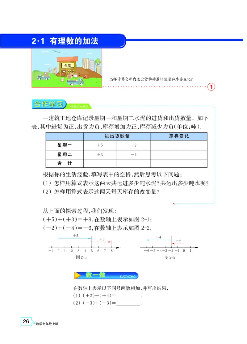 浙教版数学七年级上册课本_初中电子课本_2.数学_浙教版