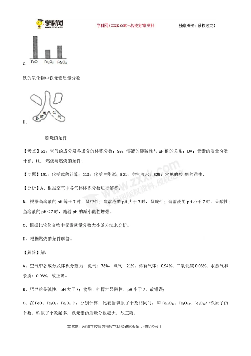 2018山东滨州化学试卷+答案+解析(word整理版)_山东历年中考真题_山东省历年中考真题2013~2024_初中化学历年真题（2013-2024）