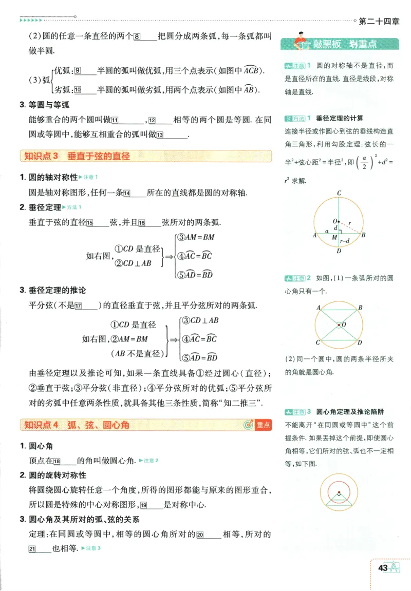2025版《初中必刷题》数学RJ9上-狂K重点_初中全科电子版试卷练习试题_25初中必刷题_2025版《初中必刷题》数学RJ9上