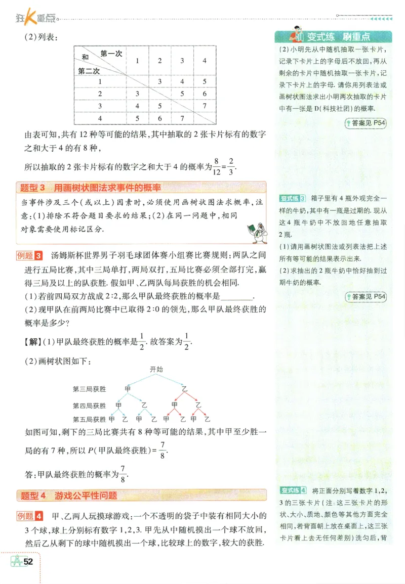 2025版《初中必刷题》数学SK9上-狂K重点_初中全科电子版试卷练习试题_25初中必刷题_2025版《初中必刷题》数学SK9上