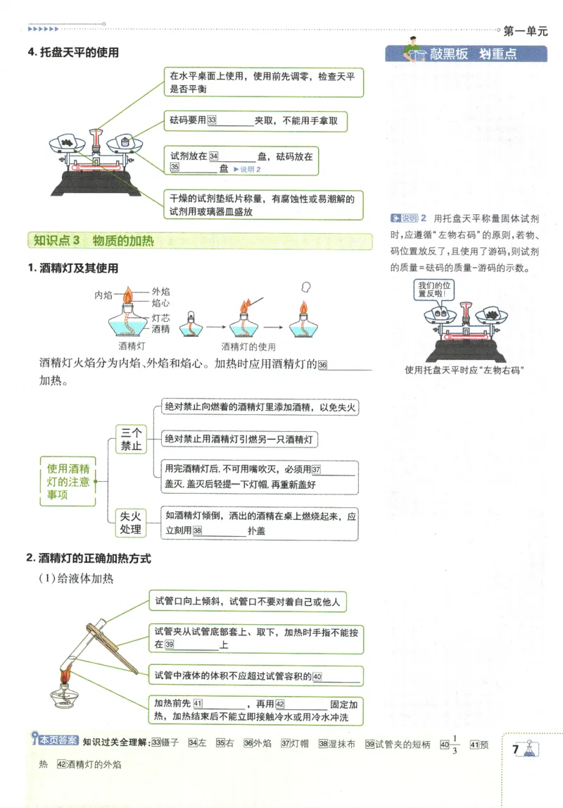 2025版《初中必刷题》化学RJ9上-狂K重点_初中全科电子版试卷练习试题_25初中必刷题_2025版《初中必刷题》化学RJ9上