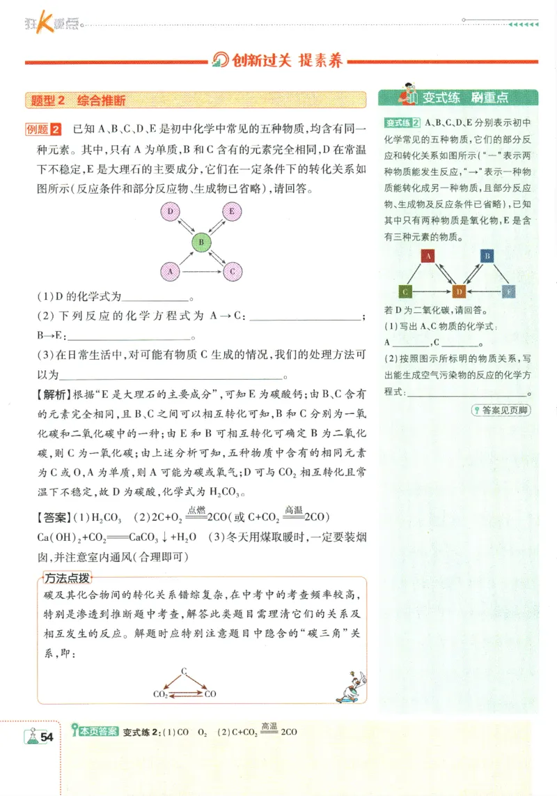 2025版《初中必刷题》化学RJ9上-狂K重点_初中全科电子版试卷练习试题_25初中必刷题_2025版《初中必刷题》化学RJ9上