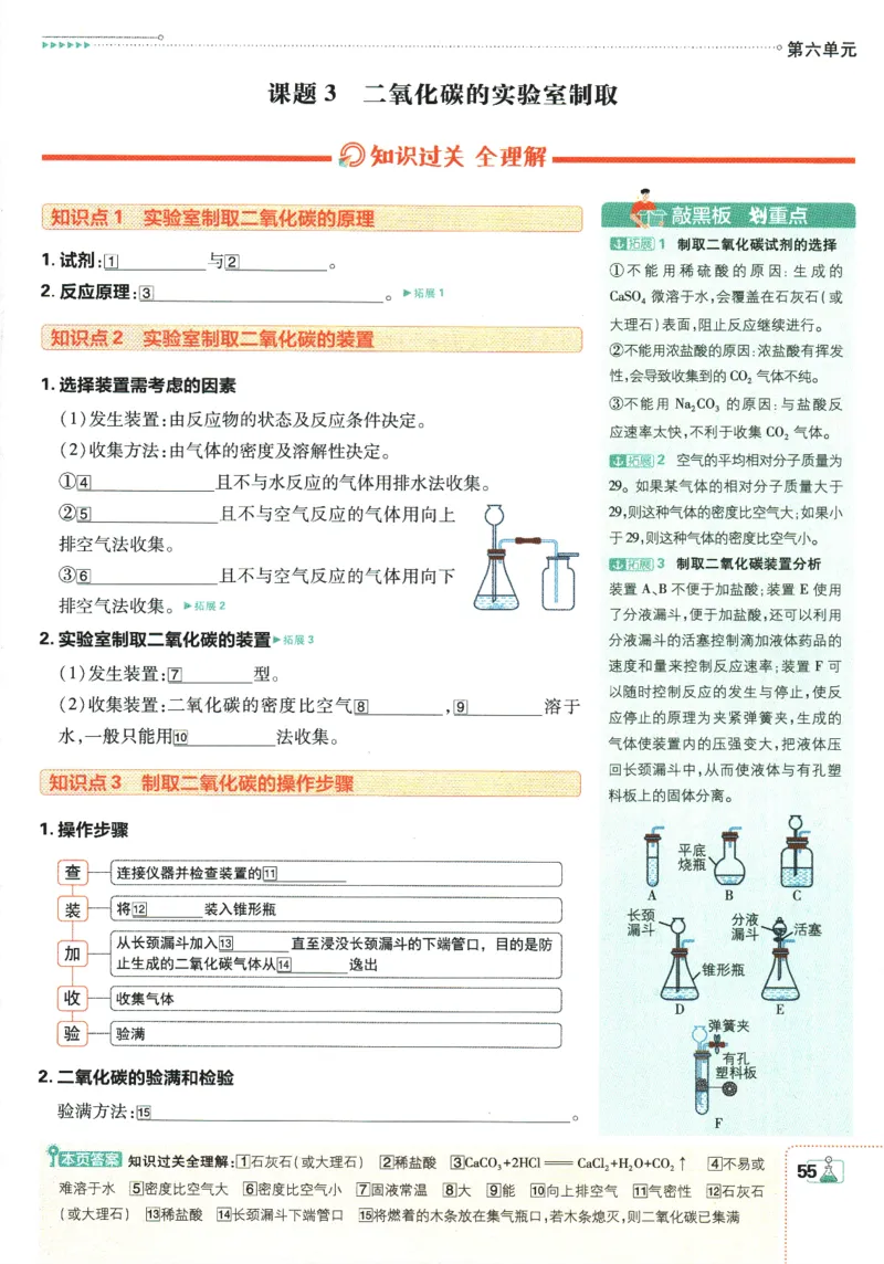 2025版《初中必刷题》化学RJ9上-狂K重点_初中全科电子版试卷练习试题_25初中必刷题_2025版《初中必刷题》化学RJ9上