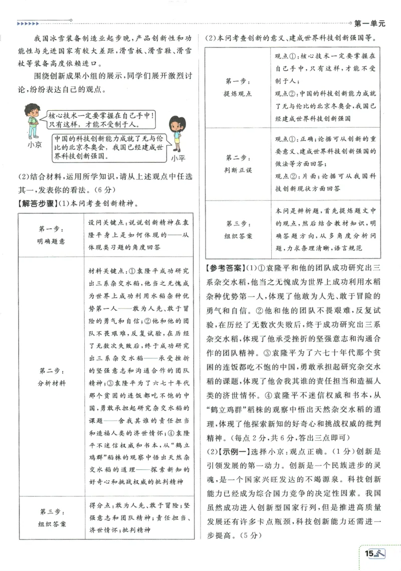 2025版《初中必刷题》道法RJ9上-狂K重点_初中全科电子版试卷练习试题_25初中必刷题_2025版《初中必刷题》道法RJ9上