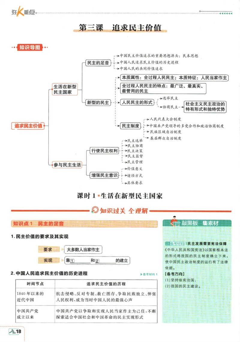 2025版《初中必刷题》道法RJ9上-狂K重点_初中全科电子版试卷练习试题_25初中必刷题_2025版《初中必刷题》道法RJ9上