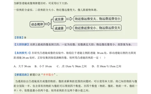 通关03透镜-备战2024年中考物理抢分秘籍（全国通用）（原卷版）_8、物理总复习_2024年中考复习资料_三轮复习_备战2024年中考物理抢分秘籍（全国通用）_第三部分考前抢分通关