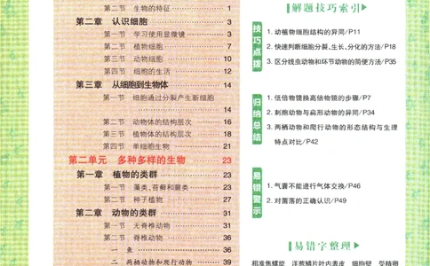 2025版《初中必刷题》生物RJ7上-狂K重点_初中全科电子版试卷练习试题_25初中必刷题_2025版《初中必刷题》生物RJ7上