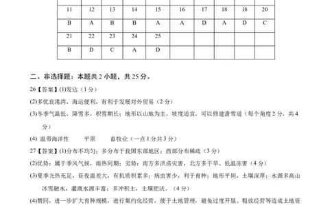 2024年中考押题预测卷（深圳卷）-地理（参考答案）_初中全科电子版试卷练习试题_地理_2024中考模拟题地理(1)_押题预测