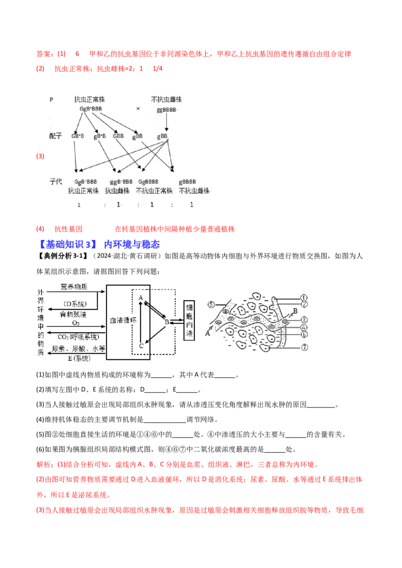 专题15非选择题必刷（6大题型）_2025年新高考资料_二轮复习_2025年高考生物二轮热点题型归纳与变式演练（新高考通用）3404350_专题15非选择题必刷（6大题型）