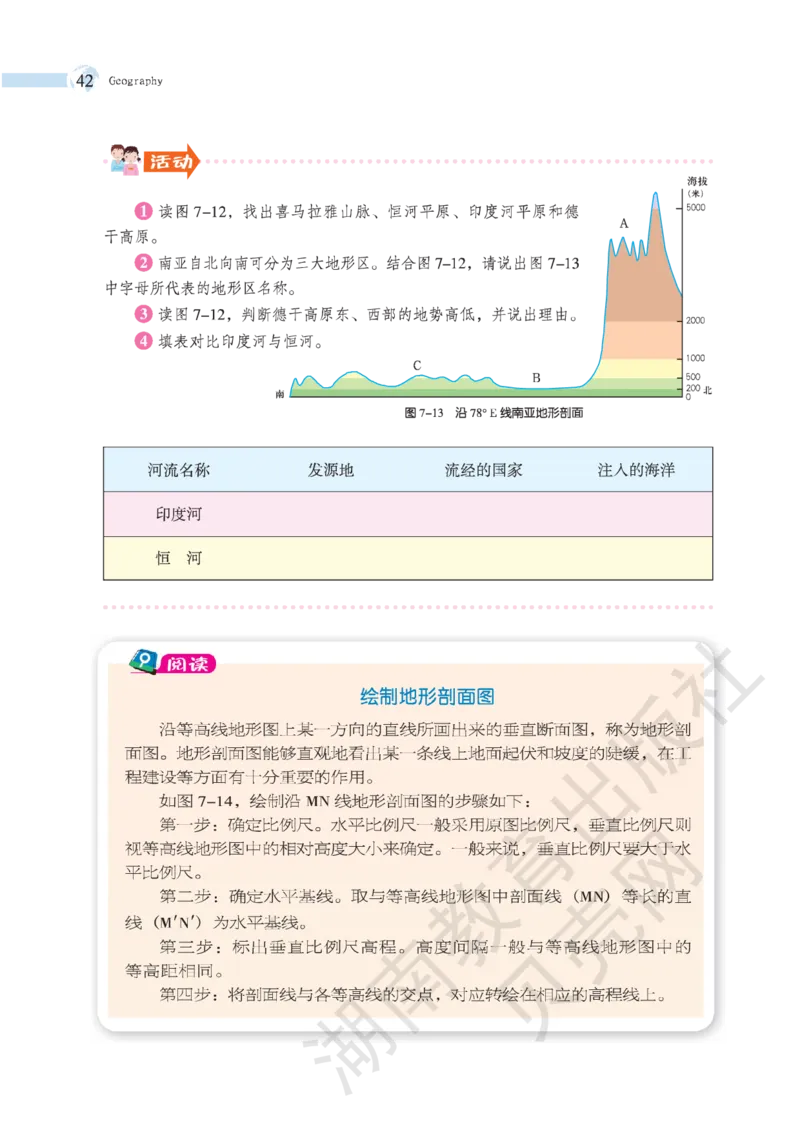 湘教版七年级地理下册_初中电子课本_7.地理_湘教版_下册
