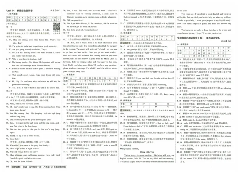 2025版53初中试卷英语人教版9年级全册_初中全科电子版试卷练习试题_初中全科《53中考试卷》2025版（多版本）_2025版53初中试卷9年级上下册人教版(1)