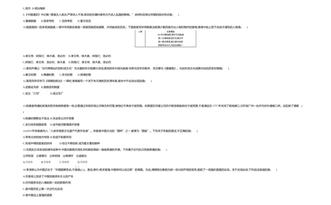 2019山东青岛历史试卷+答案+解析(word整理版)_山东历年中考真题_山东省历年中考真题2013~2024_初中历史历年真题（2013-2024）