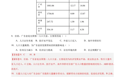 2024年中考押题预测卷01（广州卷）-地理（全解全析）_初中全科电子版试卷练习试题_地理_2024中考模拟题地理(1)_押题预测