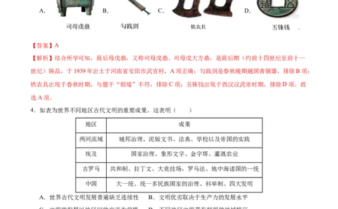 2024年中考押题预测卷01（北京卷）-历史（全解全析）_初中全科电子版试卷练习试题_历史_2024中考模拟题历史(1)_押题预测