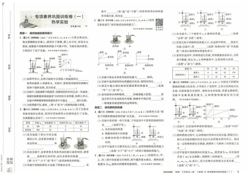2025版53初中试卷物理人教版9年级全册_初中全科电子版试卷练习试题_初中全科《53中考试卷》2025版（多版本）_2025版53初中试卷9年级上下册人教版(1)