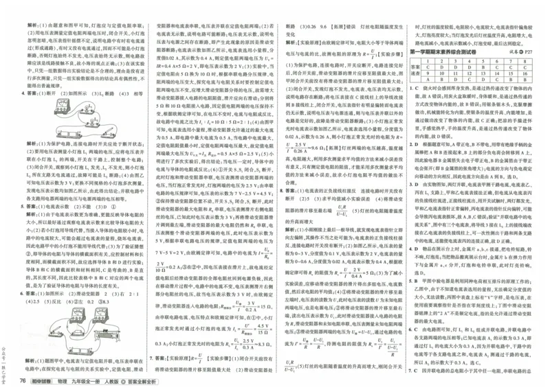 2025版53初中试卷物理人教版9年级全册_初中全科电子版试卷练习试题_初中全科《53中考试卷》2025版（多版本）_2025版53初中试卷9年级上下册人教版(1)