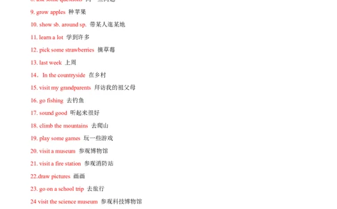 Unit11Howwasyourschooltrip-七年级英语下册同步必背知识清单（人教版）_初中全科电子版试卷练习试题_英语_7年级下册-初中人教版英语_人教英语七年级下知识总结（012份）