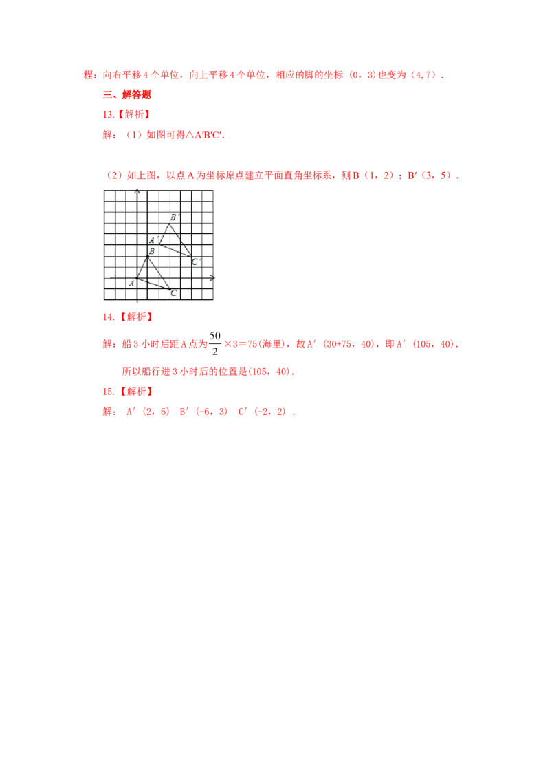 7.2坐标方法的简单应用（基础巩固）-七年级数学下册要点突破与同步训练（人教版）(27154910)_初中全科电子版试卷练习试题_数学_7下初中人教版数学练习、试卷_数学7下同步练习第5套新
