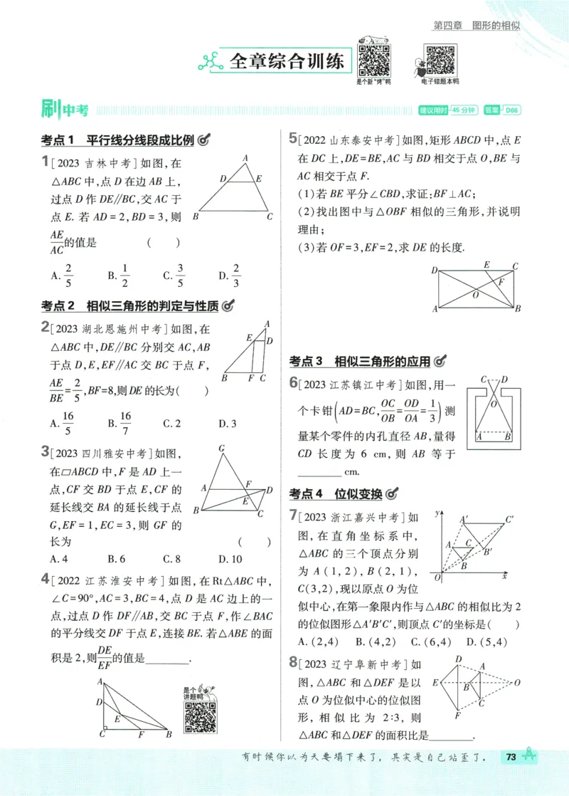 2025版《初中必刷题》数学BS9上_初中全科电子版试卷练习试题_25初中必刷题_2025版《初中必刷题》数学BS9上