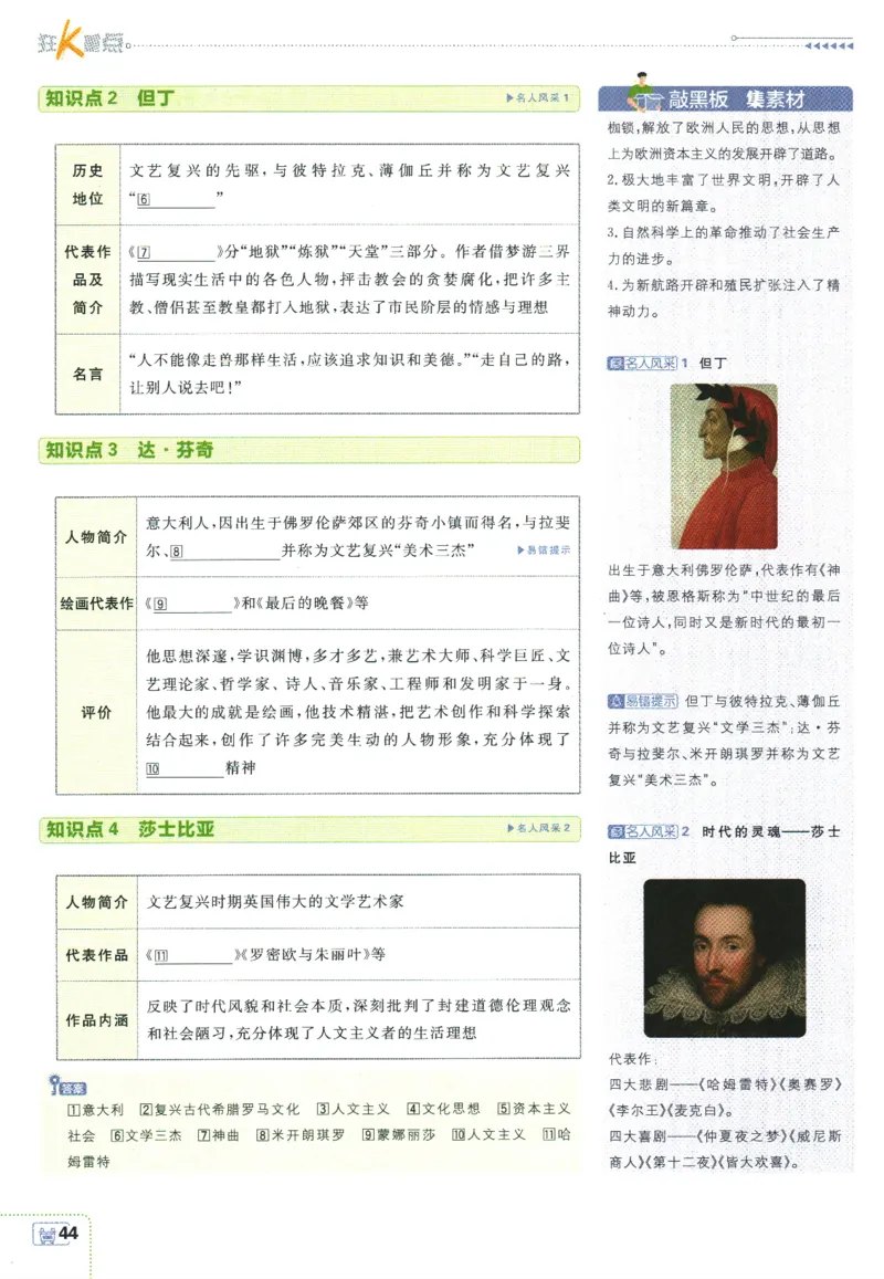 2025版《初中必刷题》历史RJ9上-狂K重点_初中全科电子版试卷练习试题_25初中必刷题_2025版《初中必刷题》历史RJ9上