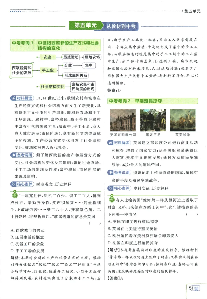 2025版《初中必刷题》历史RJ9上-狂K重点_初中全科电子版试卷练习试题_25初中必刷题_2025版《初中必刷题》历史RJ9上