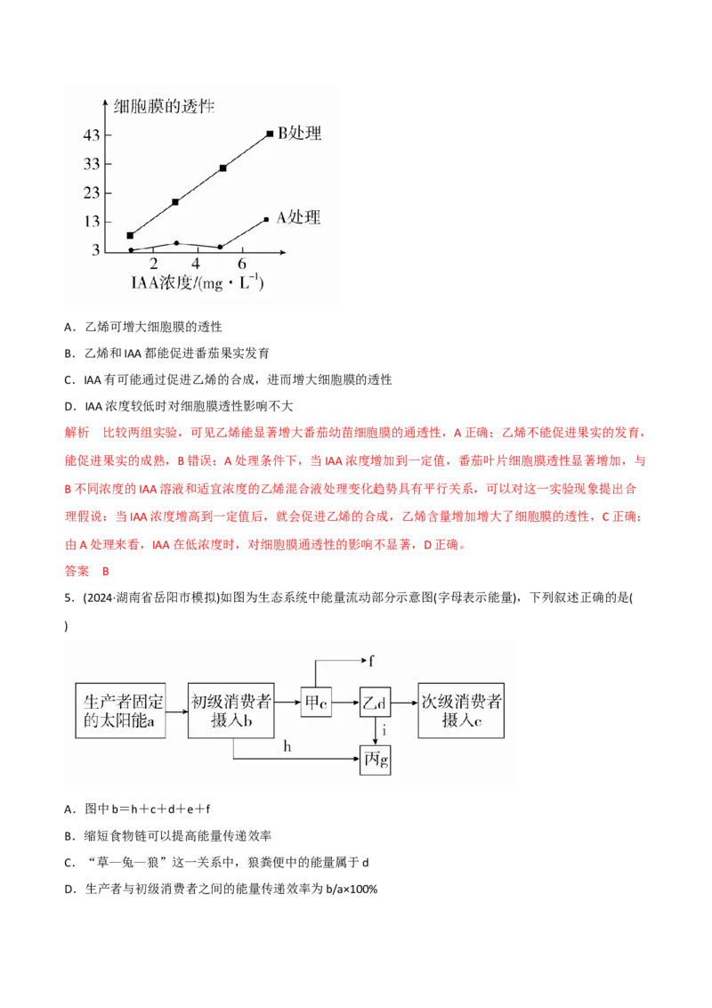 专题14选择题必刷（5大题型）（解析版）_2025年新高考资料_二轮复习_2025年高考生物二轮热点题型归纳与变式演练（新高考通用）3404350_专题14选择题必刷（5大题型）
