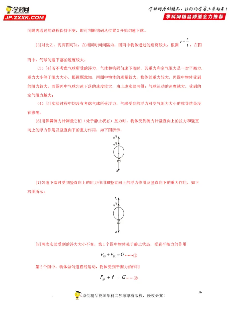 第十二单元浮力真题训练（解析版）_8、物理总复习_8.中考物理总复习_2022年中考复习资料_2022年中考一轮物理单元复习过过过（全国通用）学科网名师堂267298375
