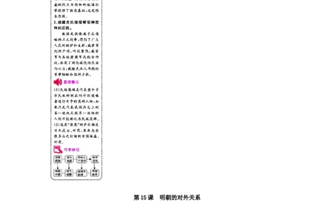 七年级历史下册第三单元明清时期统一多民族国家的巩固与发展第15课明朝的对外关系课时作业新人教版20190220248_初中全科电子版试卷练习试题_历史_历史人教版7下试卷_同步练习（第二套）