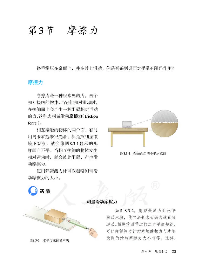 物理八年级下册_初中电子课本_部编人教初中全套电子课本_人教版物理八年级下册课本及教师用书