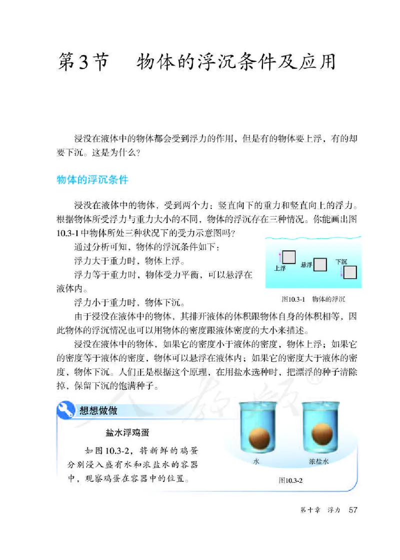 物理八年级下册_初中电子课本_部编人教初中全套电子课本_人教版物理八年级下册课本及教师用书