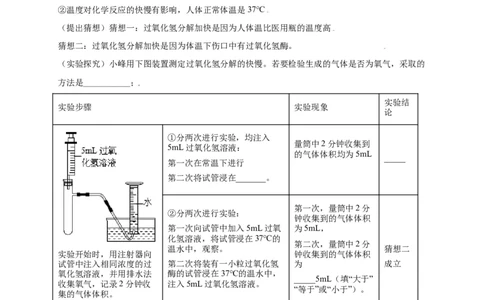 专练06（精选探究10题）（原卷版）_初中全科电子版试卷练习试题_化学_9年级上下册化学试题_9年级上试题_人教化学九年级上专项练习（022份）