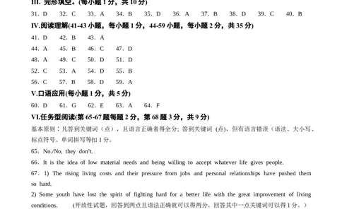 2024年中考押题预测卷01（重庆卷）-英语（参考答案）_初中全科电子版试卷练习试题_英语_2024中考模拟题英语(1)_押题预测